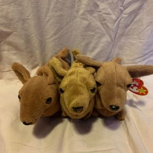 4 bundle of ty dachshunds